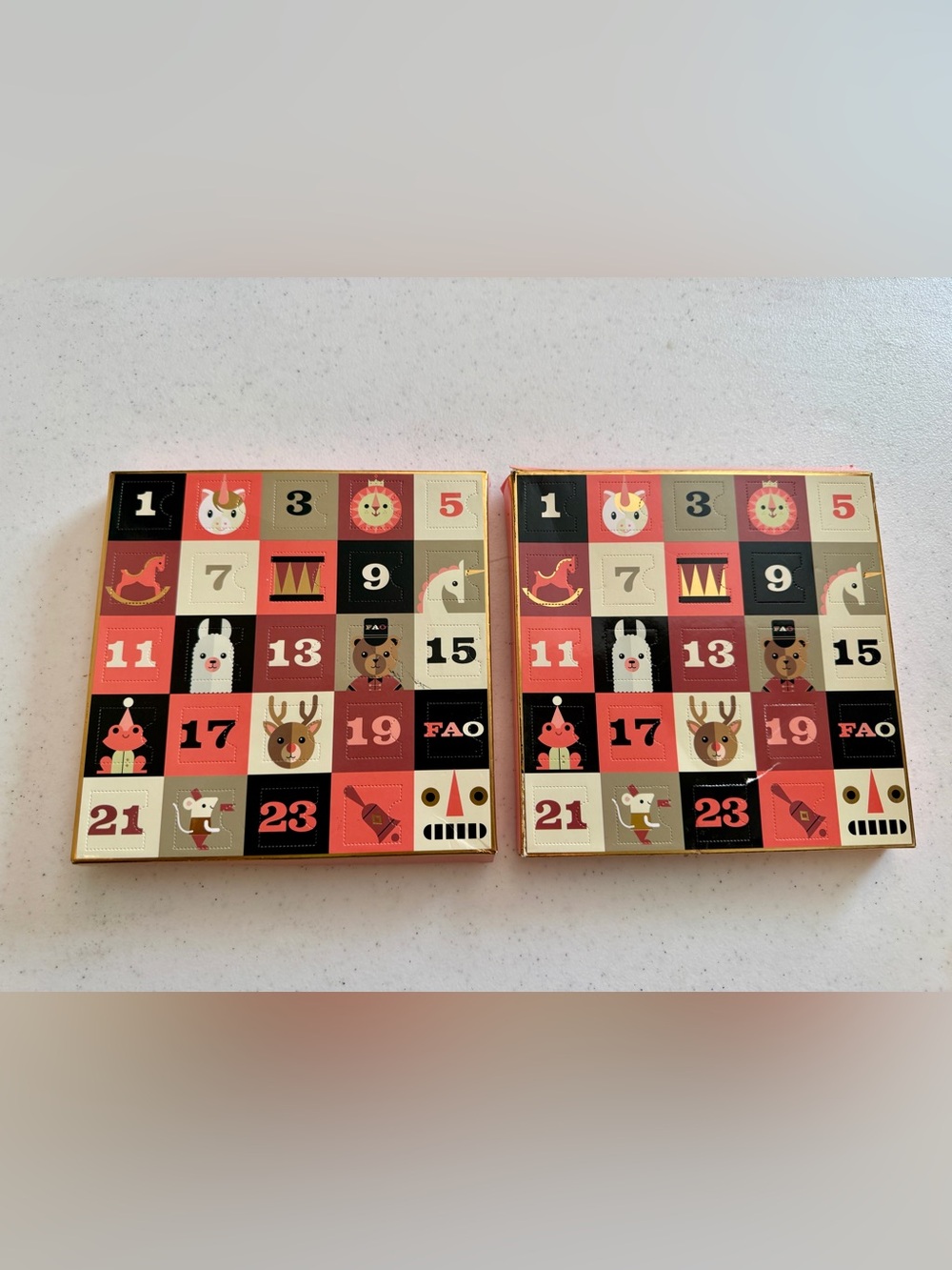 FAO Schwarz 24 pr Earrings Advent Calendar Gift 2 Sets